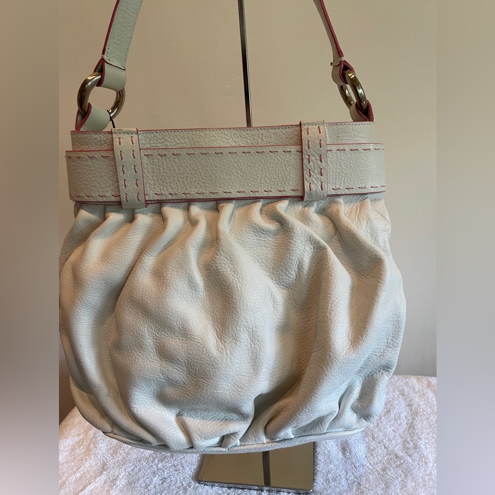 Moschino white leather handbag - Picture 2 of 11